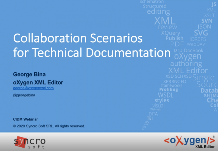 Collaboration Scenarios for Technical Documentation