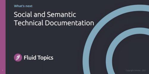 Title slide graphic with blue concentric circles