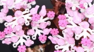 photo of pink Lego bonsai tree
