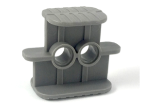 Photo of Lego rubber band belt holder