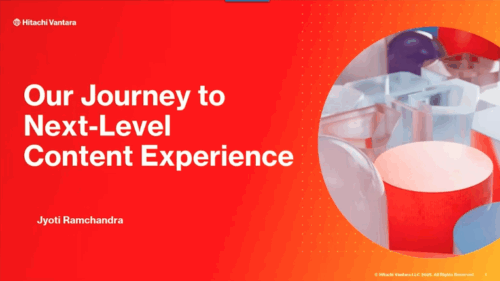 Hitachi Vantara webinar slide